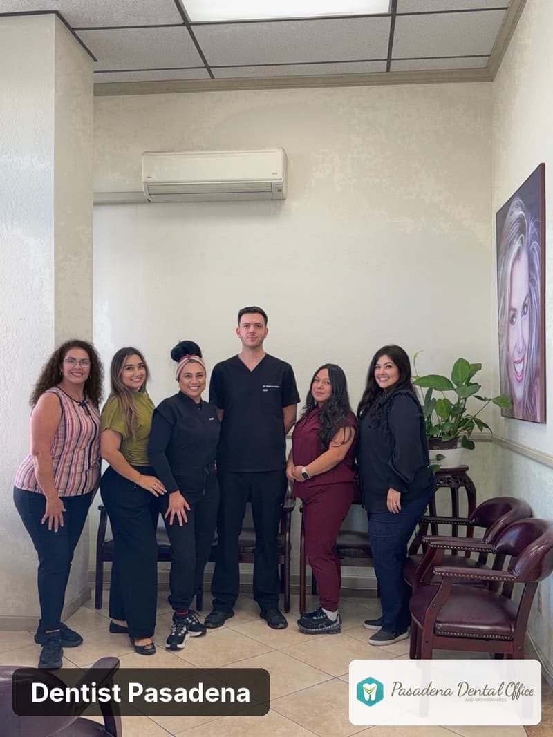 Dentist Pasadena - Pasadena Dental Office and Orthodontics team in the waiting area, Pasadena, CA